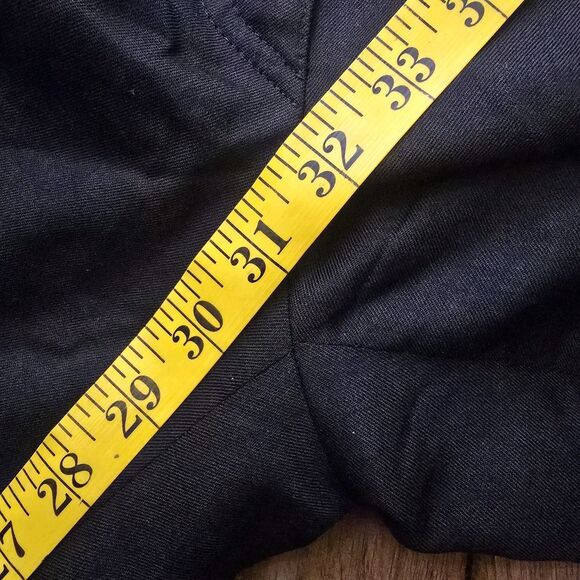 ESCADA Women's Black Wide Leg Wool High-Rise Slacks Waist 28 - Picture 8 of 9